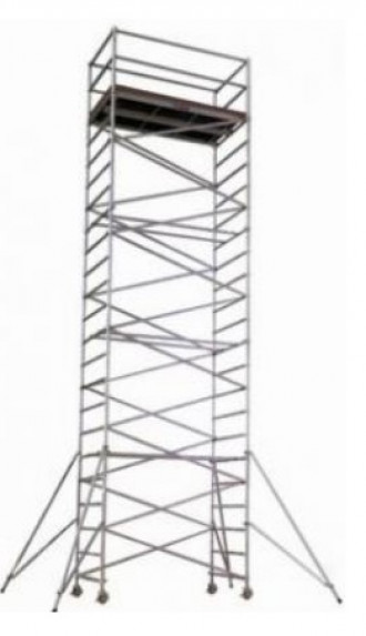Lekkie rusztowanie jezdne do 35 m wysokości roboczej 1,50 x 2,95 m 