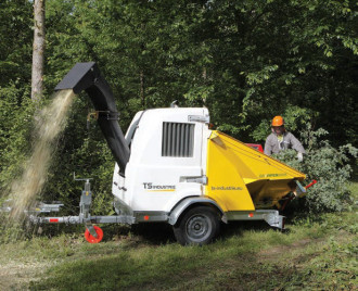 Holzhäcksler TS INDUSTRIE VIPER 50DS Mannheim