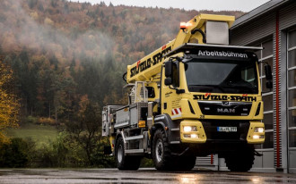 Lkw Hubarbeitsbühne 37 m Palfinger P 370 mit Bedienpersonal Stuttgart