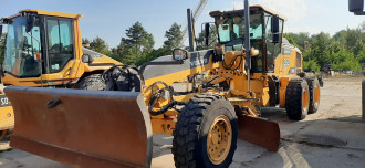 Volvo G 946 C mit Trimble Steuerung 