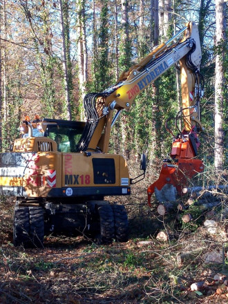 Mobilbagger 18 Tonnen Hydrema MX18 Neustadt an der Weinstraße