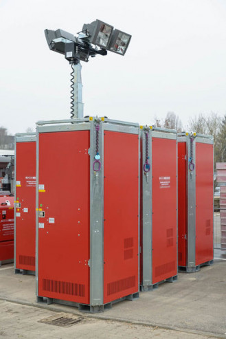 Lichtmast mit Aggregat Leverkusen