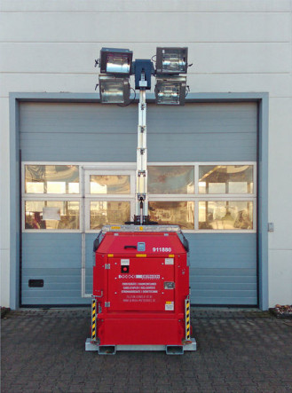 mobile Flutlichtanlage Leverkusen