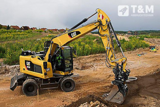 CAT M315F Mobilbagger / OQ65 / Mieten / Rental Neuwied