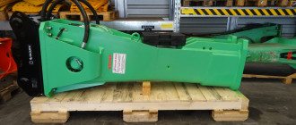 Montabert V3500 Hydraulikhammer mit Schmierzentrale