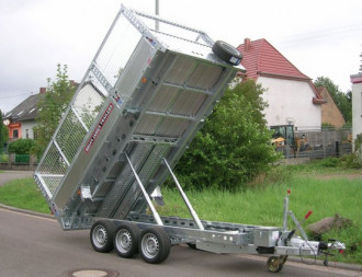 PkW-Kipp Anhänger Brian James CarGo Tipper mieten Saarbrücken