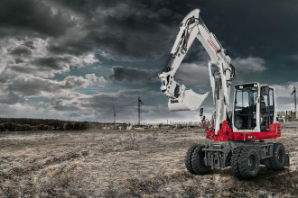 Mobilbagger Takeuchi TB 295 Leipzig