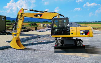 Mobilbagger Caterpillar M318D Karlsruhe