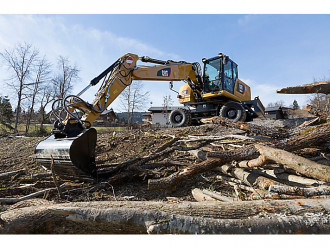 Mobilbagger Caterpillar M318F Dessau