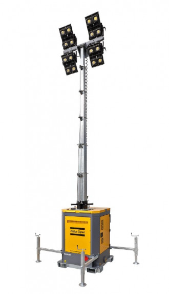 Flutlichtanlage Atlas Copco QLB60 Freiberg Sachsen