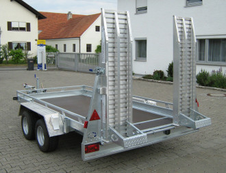 Baumaschinen-Transport Anhänger