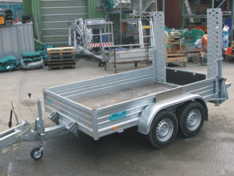 Baumaschinen-Transport Anhänger