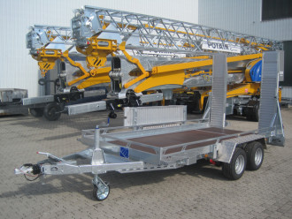 Baumaschinen-Transport Anhänger 