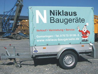 PKW Anhänger mit Plane Ges.-Gew. 1400 kg Reutlingen