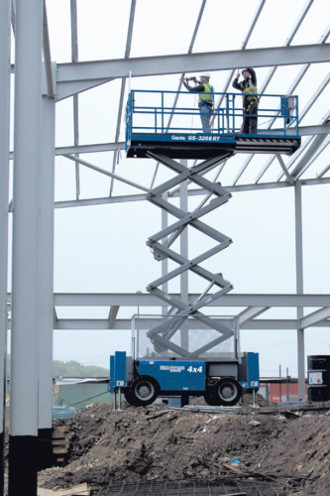 Diesel-Scherenbühne Arbeitsbühne 