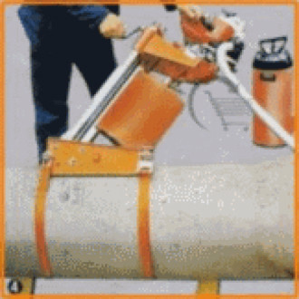 Kanalbohrgerät mit Benzin-Motor 