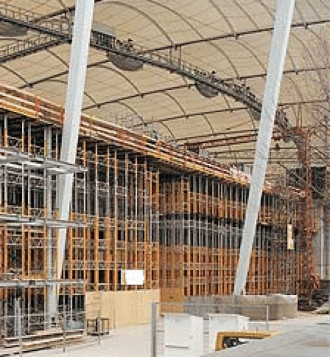 Schrägstützen/Schalung 