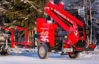 Holzspalt-Säge-Automat EVO36 als Anhänger, Holzspalter 