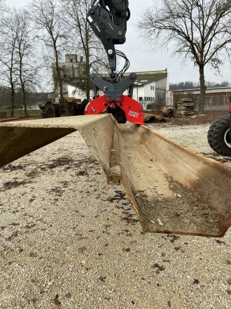 Spundwandgreifer für alle gängigen Spundwandprofile