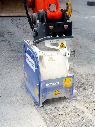 Flächenfräse für Asphalt und Beton mit exakt einstellbarer Frästiefe