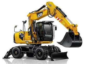 Mobilbagger JCB 175W Verstellausleger & Schild Pirmasens