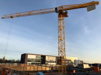 Kran Potain MDT 319 CCS - Ausladung 70 m Trier