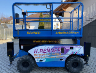 Geländegängige-Scheren-Arbeitsbühne Haulotte Compact 12DX Straubing