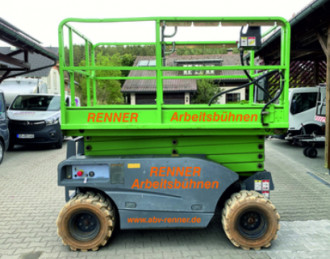 Geländegängige-Scheren-Arbeitsbühne Haulotte Compact 12RTE Straubing