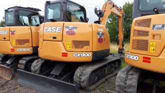 Case CX 90D Kompaktbagger auf Gummiraupen 9t Midibagger MS08/ OQ45-5 Oilquick Unna