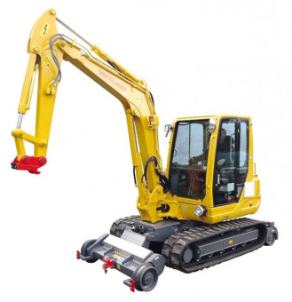 TAKEUCHI TB 250 Hy-rail 2-WEGE MINIBAGGER 