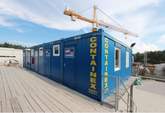 Materialcontainer CTX Büro 20" h2,80m weiß Darmstadt
