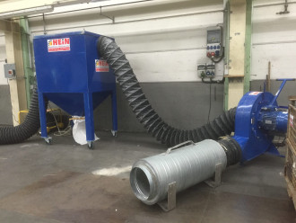 Sauganlage Schröder Saugtechnik SteFi 3500 m. Gebläse 5,5 KW 