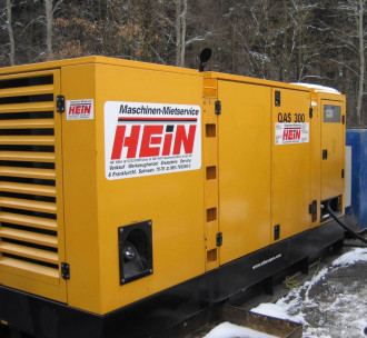 Stromerzeuger Atlas Copco QAS 300S KL-Notstromaggregat 