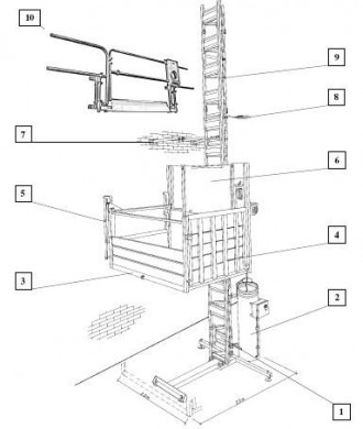 Akku Leiterlift GEDA GEDA 500Z/ZP GE-BüC-K50
