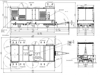 Kompressor Anhänger Kaeser M500-2