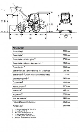 Radlader Kramer 1150 