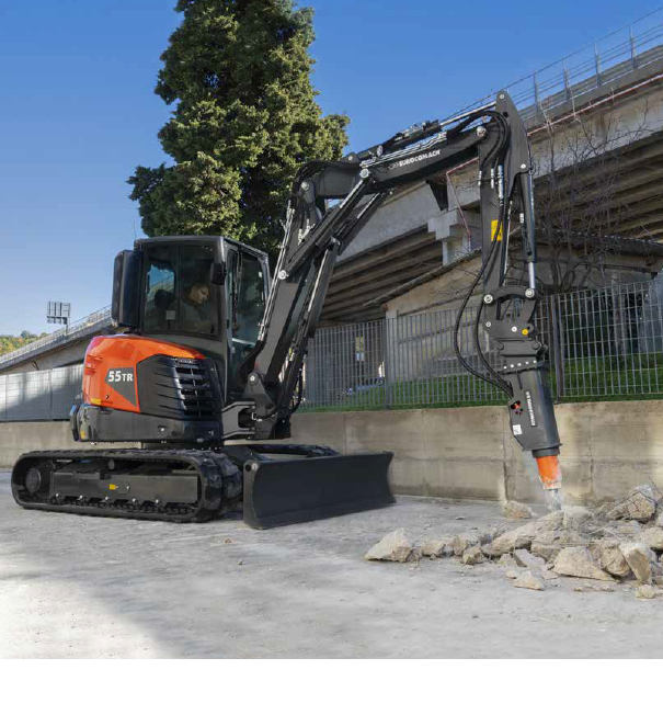 Eurocomach Minibagger 55 TR mieten