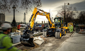 Mobilbagger JCB HydraDig 110W Magdeburg