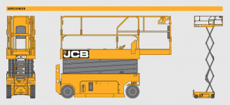 Scherenarbeitsbühne JCB S2632E