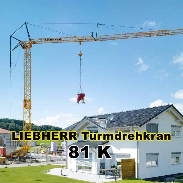 LIEBHERR 81K Turmdrehkran mieten