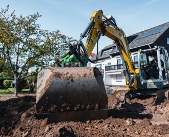Kettenbagger Wacker EZ80 Tiltrotator 