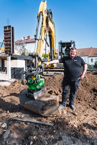 Kettenbagger Wacker EZ80 Tiltrotator