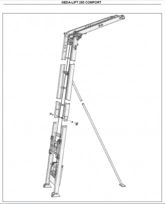 Schrägaufzüg Geda Lift 250 Comfort Mannheim