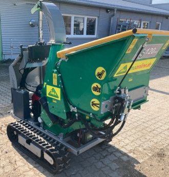 Motorhäcksler Aststärke 12 cm Raupenhäcksler 