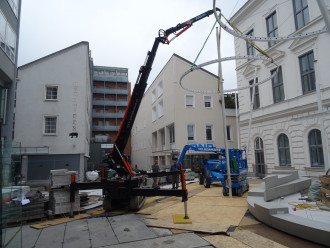 Raupenkran BGLIFT M 400 / Minikran KR-210 Akku