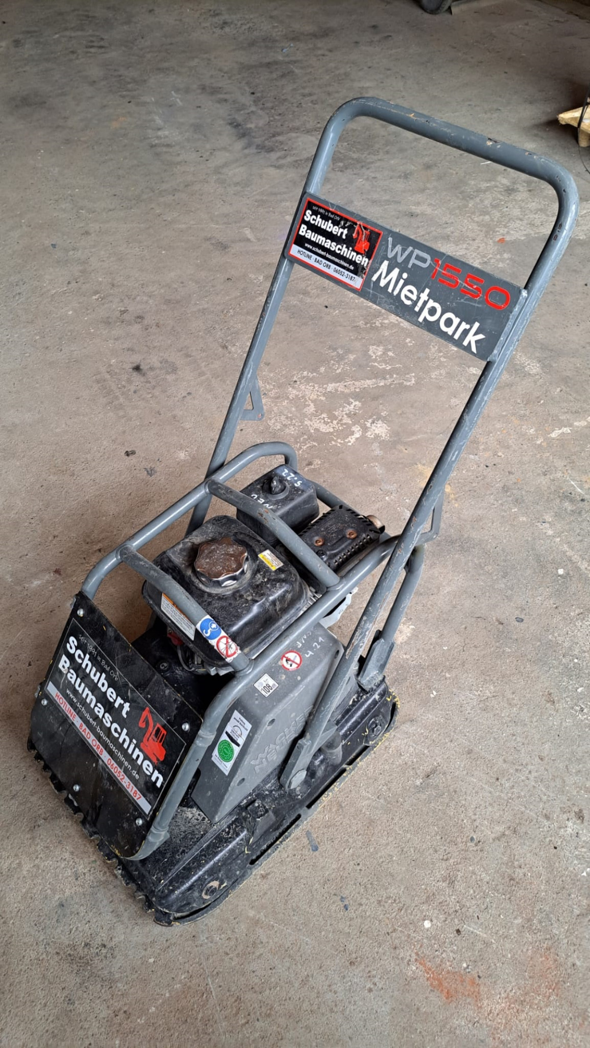 Rüttelplatte Wacker Neuson WP1550