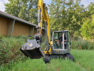 Mulcher Cangini TC2-100 Anbaugerät Bagger MS03 / MS08