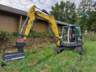 Mulcher Cangini TC2-100 Anbaugerät Bagger MS03 / MS08