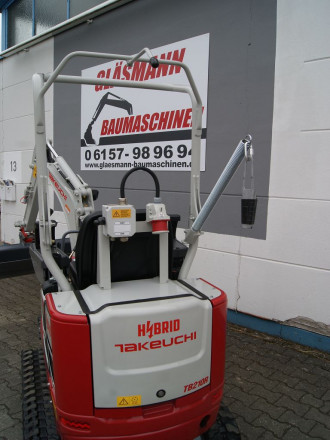 Hybridbagger  Elektrobagger  Bagger mit Elektroantrieb Takeuchi  TB 210 RH