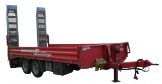 Tandem-Tieflader Anhänger LKW-Kupplung Göppingen